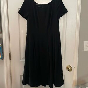 Talbots black dress NWT